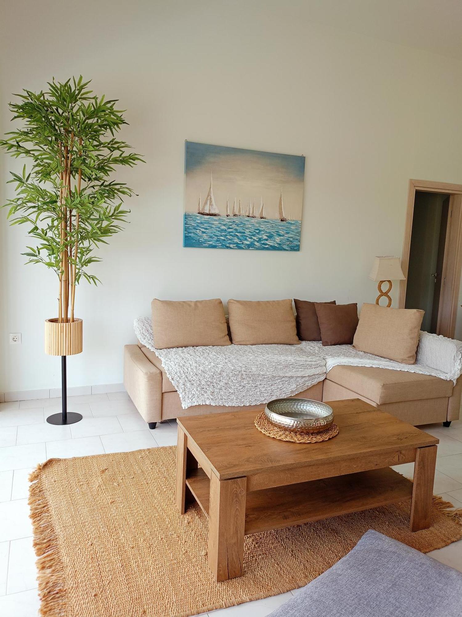 Spacious Beach House Theologos Eksteriør bilde